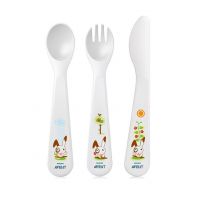 AVENT ÇATAL KAŞIK VE BIÇAK SETİ 18AY+