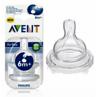 AVENT KLASİK BİBERON EMZİĞİ HIZLI AKIŞ Y KESİK 2'Lİ