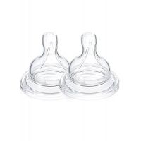 AVENT KLASİK BİBERON EMZİĞİ 3 DELİK 2'Lİ ORTA AKIŞ