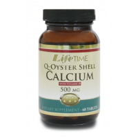 LİFETİME Q OYSTER SHELL CALCİUM WİTH VİT D TABLETS